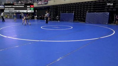 85 lbs Consi Of 8 #1 - Zachary Kalivretenos, Middletown vs John Shenk, Denver