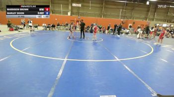 31 kg Rr Rnd 5 - Maddison Brown, Maine Trappers White - GK8E vs Marley Dixon, PA West 1 - GK8E