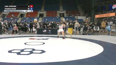 120 lbs Cons. Sub-rd Of 32 - Cael Stricker, Iowa vs Chance Wuhr, Ohio