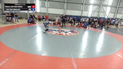 87 lbs Cons. Round 1 - Paola Gaytan-Perez, Mat Demon Wrestling Club vs Peyton Smalley, Shelton Wrestling Club