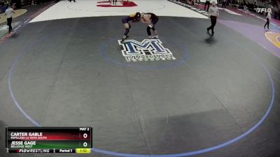 Champ. Round 1 - Carter Gable, Papillion-La Vista South vs Jesse Gage, Bellevue West