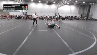 144 lbs Round 1 (6 Team) - Cole Riddiough, Maryland Mallets vs Brien Reynolds, Outlaws HS