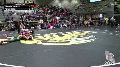 122 lbs Champ. Round 1 - Kyan Ortiz, JFK Wrestling vs Dominic Kirwan, Carnegie Scots