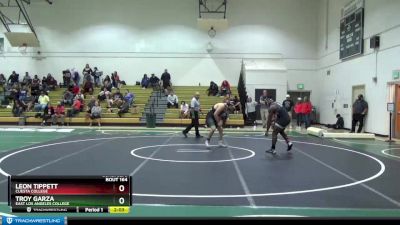 184 lbs Cons. Semi - Leon Tippett, Cuesta College vs Troy Garza, East Los Angeles College