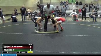 85 lbs Round 3 (6 Team) - Maxwell Schnurstein, Ares vs Niko Duarte, Illinois Menace