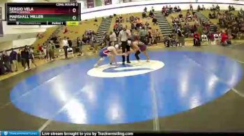 132 lbs Cons. Round 2 - Sergio Vela, Spanish Springs. vs Marshall Miller, Reno