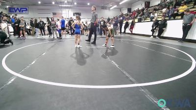 55 lbs Rr Rnd 1 - Jayden Perez, Salina Wrestling Club vs Mia Jackson, Grove Takedown Club