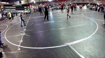 80 lbs Cons. Round 5 - Javier Flores, 308 Wrestling Academy vs Cole Grandel, MWC Wrestling Academy