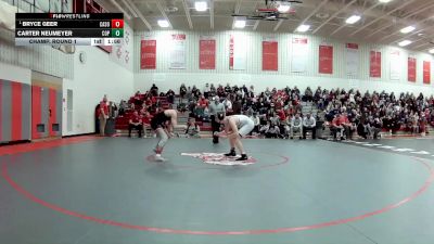 144 lbs Champ. Round 1 - Bryce Geer, Canton South vs Carter Neumeyer, Copley