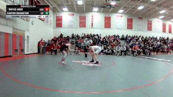 144 lbs Champ. Round 1 - Bryce Geer, Canton South vs Carter Neumeyer, Copley