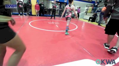 95 lbs Semifinal - Marleigh Baldwin, Broken Arrow Wrestling Club vs Joslynn White, Skiatook Youth Wrestling