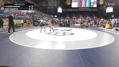 106 lbs Cons. Sub-semis - Connor Maddox, IN vs Diego Robertty, IA