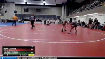 115 lbs Quarterfinals (8 Team) - Holton Hanson, NLS (New London/Spicer) vs Ryan LaCanne, Kenyon-Wanamingo