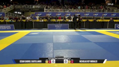 Cesar Gabriel Castellanos vs Nicholas Rey Morales 2026 Pan Kids Jiu-Jitsu IBJJF Championship