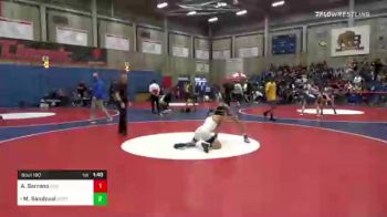 127 lbs Round Of 16 - Alex Serrano, Gilroy vs Mario Sandoval, Northview