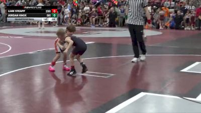 SPW-6 lbs Quarterfinal - Liam Steapp, Solon Spartan Wrestling Club vs Jordan Knox, Denver Wrestling Club