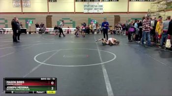 72 lbs 5th Place Match - Mason Bires, Virginia Patriots vs Joseph Messina, Ruthless Wrestling Club