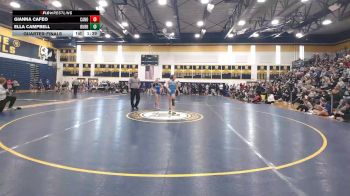 112 lbs Quarterfinal - Gianna Cafeo, Canon-McMillan vs Ella Campbell, Burrell