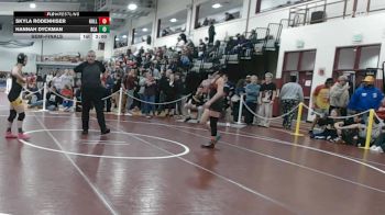 120 lbs Semifinal - Skyla Rodenhiser, Holliston vs Hannah Dyckman, Bristol County/Dighton Rehoboth
