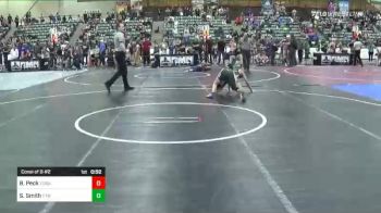 95 lbs Consi Of 8 #2 - Brian Peck, Yuba Sutter Combat vs Sam Smith, Triple Threat Wrestling