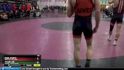 132 lbs Semifinal - Kael Kurtz, Iowa City, City High vs Tyler Lee, Prairie, Cedar Rapids