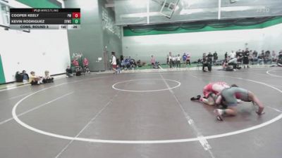 106 lbs Cons. Round 5 - Kevin Rodriguez, Sutherland Youth Wrestling Clu vs Cooper Keely, Prodigy Wrestling