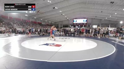138 lbs Champ. Rd Of 16 - Kash Long, Bear Cave Wrestling Club vs Lucas Benson, Wrestling University