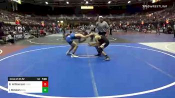 132 lbs Consi Of 32 #2 - Brock Williamson, Ford Dyansty WC vs Isaac Mckean, Mingus Mountain Wrestling Club