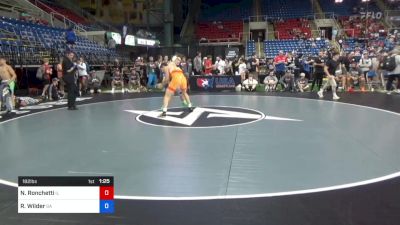 182 lbs Cons Semi - Nicholas Ronchetti, Illinois vs Ryder Wilder, Georgia