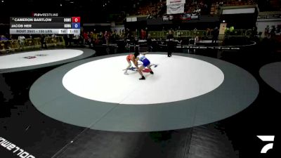 100 lbs Cons. Round 3 - Cameron Bartlow, USA Gold Wrestling Club vs Jacob Her, Red Star Wrestling Academy