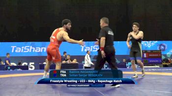 86 kg Repechage #2 - Rakhim Magamadov, France vs Soltan Begenjov, Turkmenistan