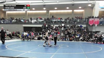 113 lbs Semifinal - Treydan Beam, Xavier vs Peter Annis, Suffield/Windsor Locks