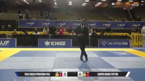 Cooper Rickie Patton vs Italo Giulio Porcedda Poli 2026 Pan Jiu Jitsu IBJJF Championship