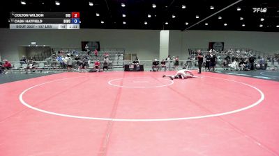 157 lbs Cons. Sub-semis - Colton Wilson, Ozark High School vs Cash Hatfield, Big Game Wrestling Club