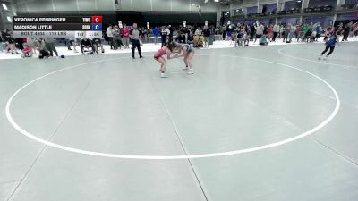 110 lbs Champ. Rd Of 32 - Veronica Fehringer, Team Idaho Wrestling Club vs Madison Little, South Dakota