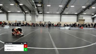 60-65 lbs Rr Rnd 1 - Logan Clarendon, Black Fox Wrestling Academy vs John Motes, Gold Rush Wrestling