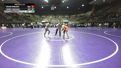 192 lbs Consi Of 4 - Jacob Robledo, Wasco HS vs Herby Hinojosa, South