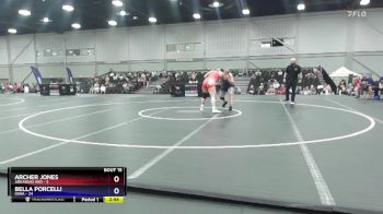 190 lbs Quarters & 1st Wb (16 Team) - Archer Jones, Arkansas Red vs Bella Porcelli, Iowa