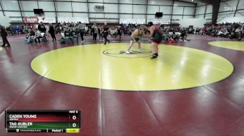 285 lbs Champ. Round 1 - Caden Young, Uintah vs Tag Gubler, Snow Canyon