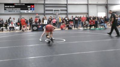 53 kg Champ. Rd Of 16 - Solei Tello, Community Youth Center - Concord Campus Wrestling vs Reagan Mathers, Valiant College Preparatory