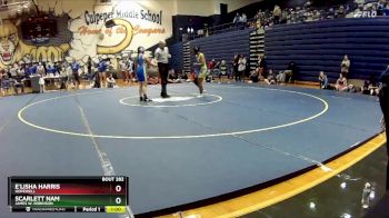 152 lbs 3rd Place Match - Scarlett Nam, James W. Robinson vs E`lisha Harris, Hopewell