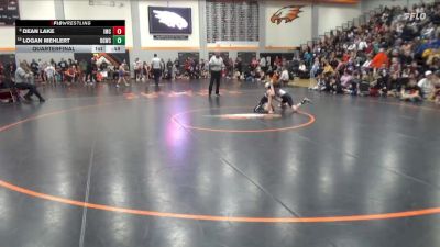 66 lbs Quarterfinal - Logan Mehlert, Big Game Wrestling Club vs Dean Lake, Indee Mat Club