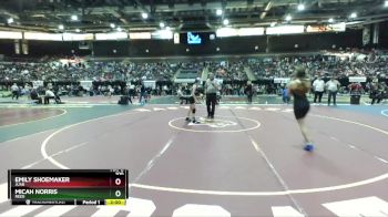 100 lbs Champ. Round 2 - Micah Norris, Reed vs Emily Shoemaker, Juab