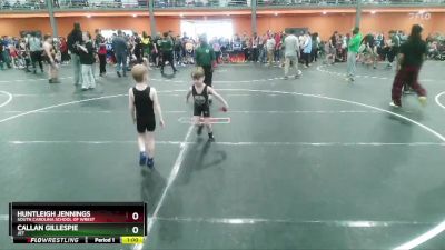 45 lbs Cons. Round 4 - Callan Gillespie, JET vs Huntleigh Jennings, South Carolina School Of Wrest