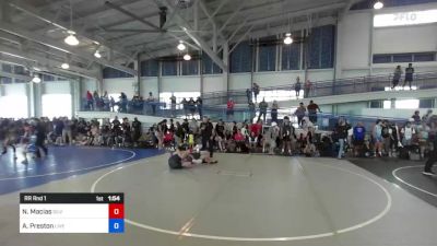 146 kg Rr Rnd 1 - Nicholas Macias, Silverback WC vs Annette Preston, Live Training