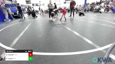 70 lbs Rr Rnd 4 - Granger Howell, Tecumseh Youth Wrestling vs Kam Lewis, Team Nomad