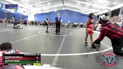 58 lbs Quarterfinal - Victor Escamilla, Kansas vs Wesson Vaden, WTC