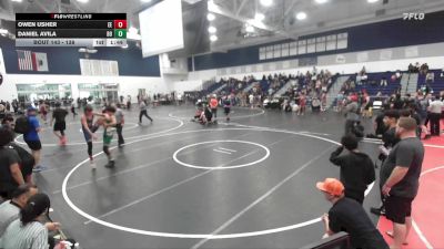 138 lbs Quarterfinal - Owen Usher, Eastvale Elite vs Daniel Avila, Brea Olinda