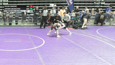 55 lbs Consi Of 8 #2 - Dylan Christie, Apex vs Arturo DelVecchio, Cordoba Trained