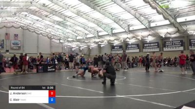 86 kg Round Of 64 - John Anderson, Saints Wrestling Club vs Chasen Blair, Tar Heel Wrestling Club